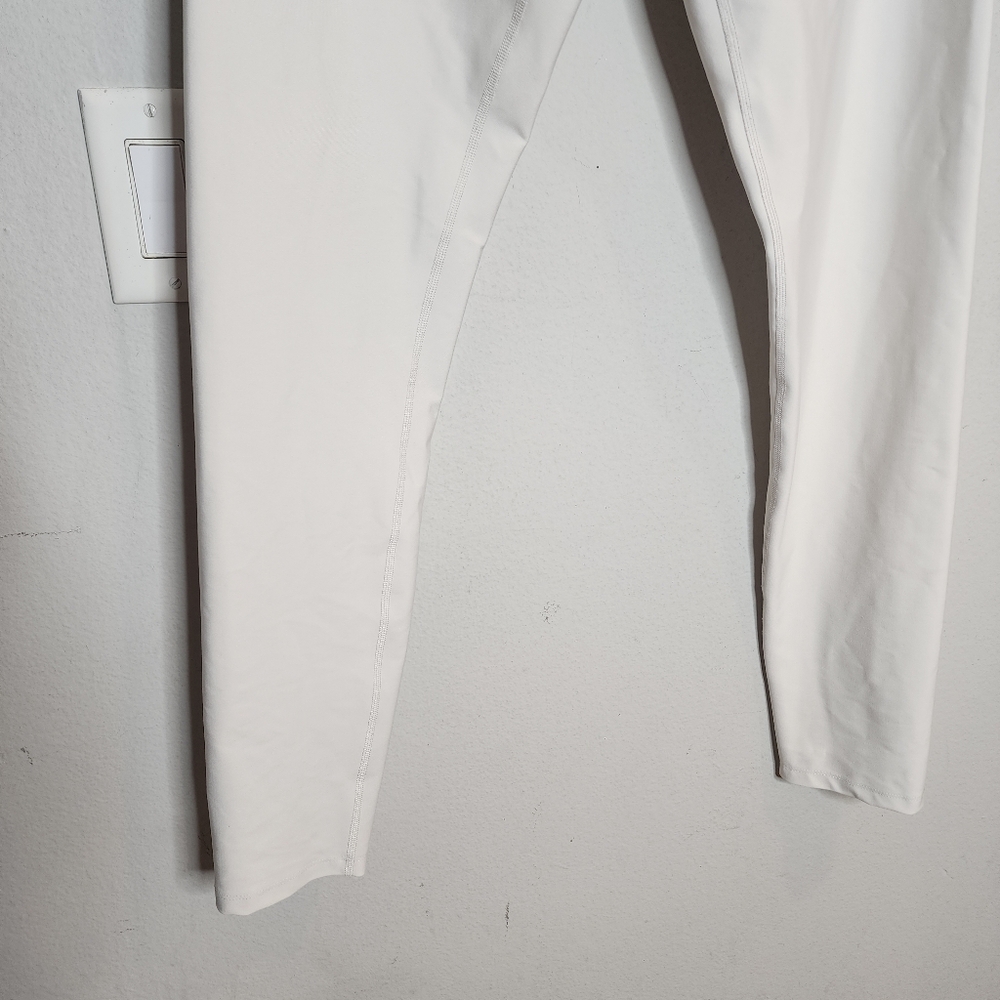 Year Of Ours Bone White Leggings Lace Up Front Ties Size XL Off White Revolve - Picture 14 of 15